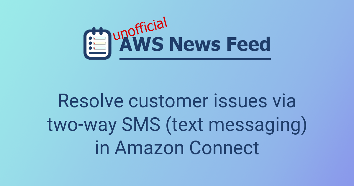 Amazon Communication Problems Resolve customer issues via two-way SMS (text messaging) in Amazon ...